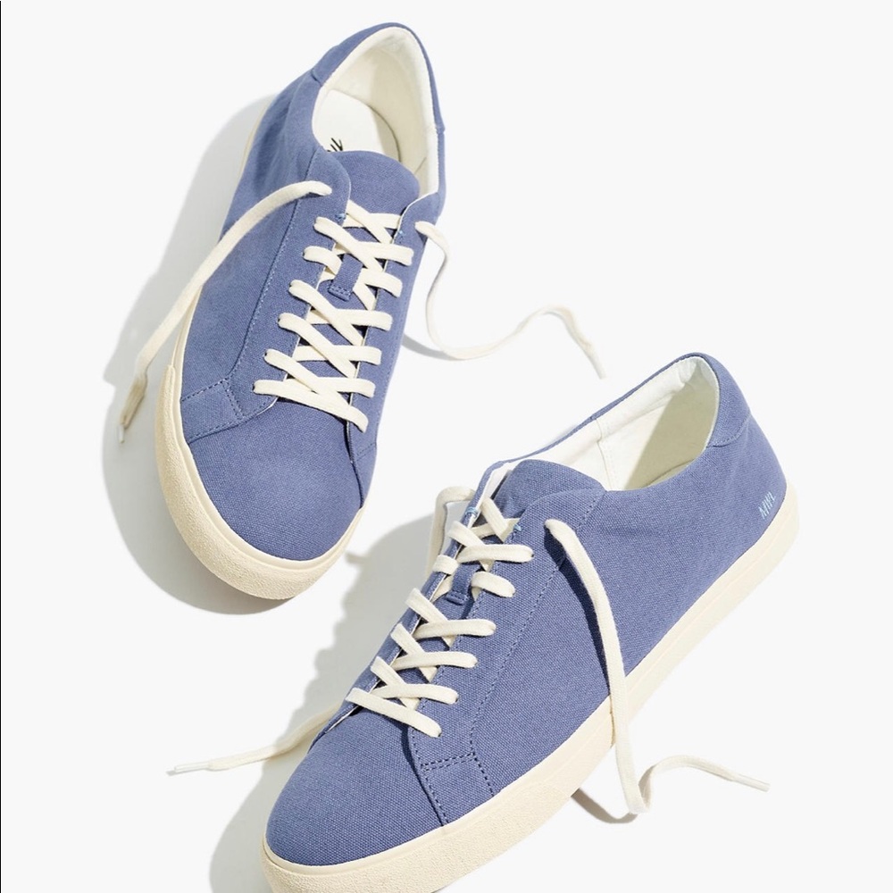 Blue Madewell Low-Top Canvas Sneakers